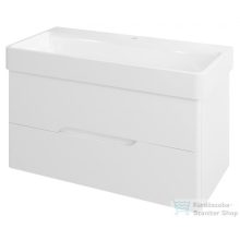   Sapho MEDIENA mosdótartó szekrény, 2 fiókkal, pipererendezővel, 96,5x50,5x48,5cm, matt fehér (MD100)