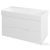Sapho MEDIENA mosdótartó szekrény, 2 fiókkal, pipererendezővel, 96,5x50,5x48,5cm, matt fehér (MD100)