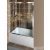Sapho POLYSAN DEEP zuhanyajtó kádperemre, 1200x1650mm, transzparent üveg (MD1216)