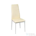 Leziter Tino NOVA Étkezőszék bézs textilbőr + fém MDC-001-Beige