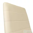 Leziter Tino NOVA Étkezőszék bézs textilbőr + fém MDC-001-Beige