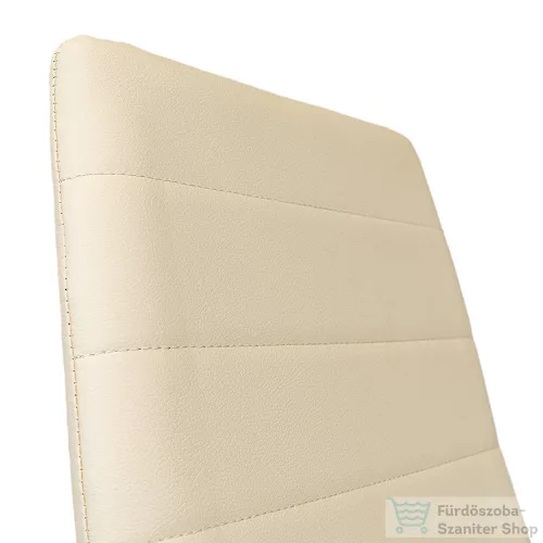 Leziter Tino NOVA Étkezőszék bézs textilbőr + fém MDC-001-Beige