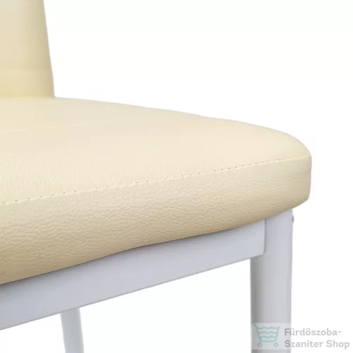 Leziter Tino NOVA Étkezőszék bézs textilbőr + fém MDC-001-Beige