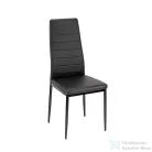 Leziter Tino NOVA Étkezőszék fekete textilbőr + fém - fekete MDC-001-Black