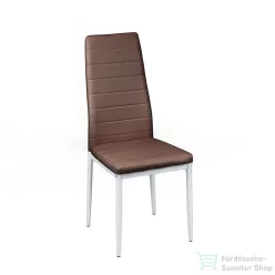   Leziter Tino NOVA Étkezőszék barna textilbőr + fém - barna MDC-001-Brown