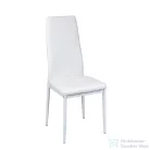 Leziter Tino NOVA Étkezőszék fehér textilbőr + fém - fehér MDC-001-White