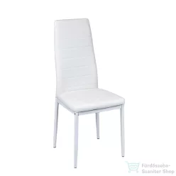   Leziter Tino NOVA Étkezőszék fehér textilbőr + fém - fehér MDC-001-White