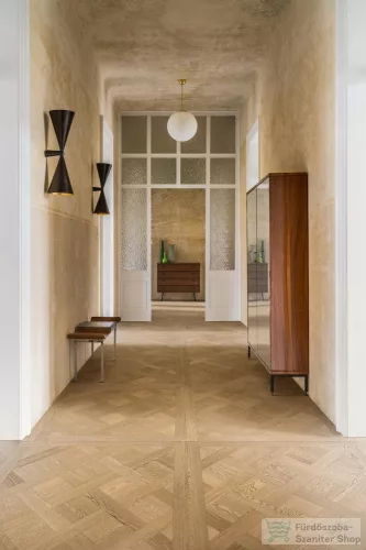 Marazzi Intrecci Versailles Nocciola Rett.120x120 cm-es padlólap MEK5