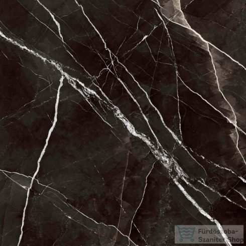 Marazzi Grande Marble Look Calacatta Black Lux Rett.120x120 cm-es padlólap MEN5