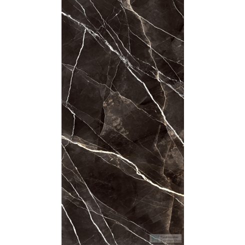 Marazzi Grande Marble Look Calacatta Black Lux Rettificato 160x320 cm-es padlólap MEQ0
