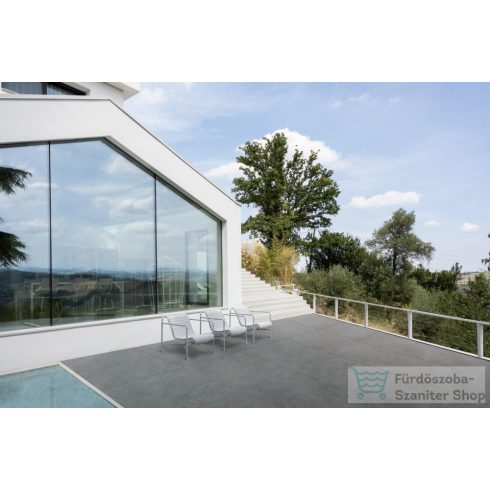 Marazzi Naturalia Cenere Strutturato Rett.100x100 cm-es strukturált padlólap MERG