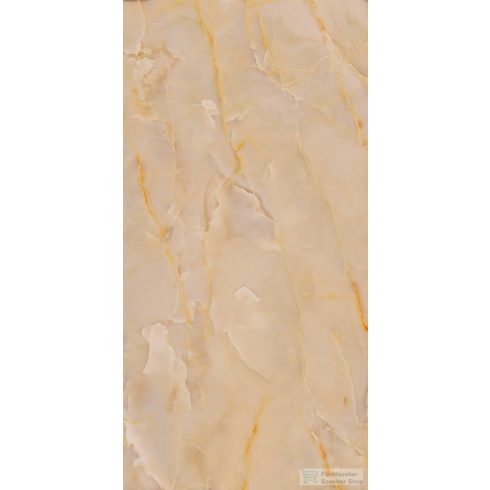 Marazzi Grande Marble Look Onice Beige Lux Stuoiato Rettificato 160x320 cm-es padlólap METP