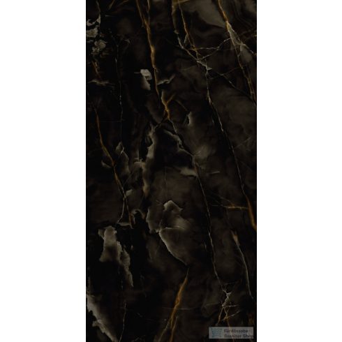 Marazzi Grande Marble Look Onice Nero Lux Rettificato 60x120 cm-es padlólap MEX7