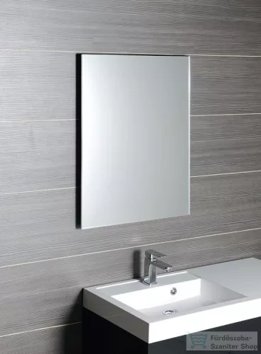Sapho ACCORD tükör fazettával50x70cm, lekerekített sarkokkal, akasztó nélkül MF436