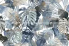Marazzi White Deco Decoro Jungle Touch Set Rett.60x180 cm-es falicsempe MF9C