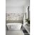 Marazzi Momenti Decoro Painting Bianca Touch 40x120 cm-es fali csempe MF9E