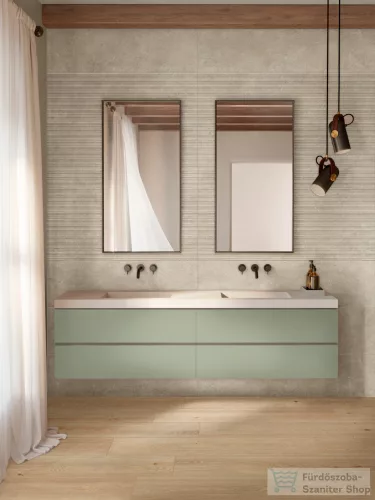 Marazzi Limestone Wall Taupe 3D Mikado Rett.40x120 cm-es fali csempe,MFCK