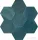 Marazzi Lume Esagona Blue Lux 21x18,2 cm-es padlólap és fali csempe MFFF