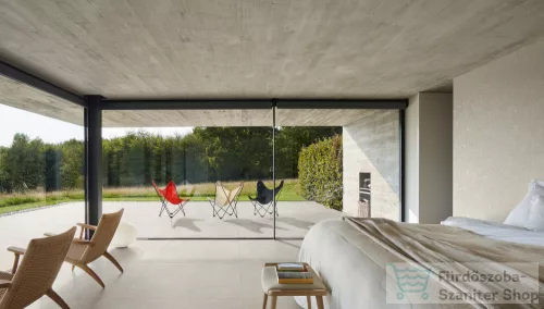 Marazzi Mystone Berici Bianco Strutturato Rett.120x120 cm-es strukturált padlólap,MG2A