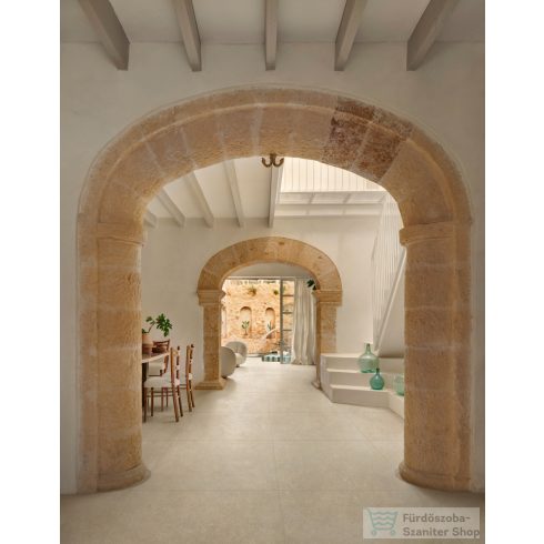 Marazzi Mystone Berici Beige Strutturato Rett.120x120 cm-es strukturált padlólap,MG2S