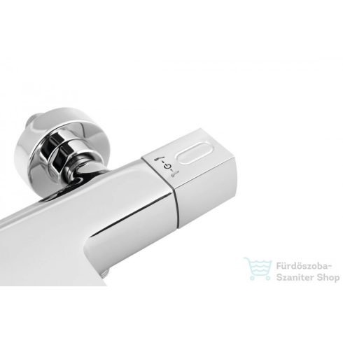 Sapho MIXONA fali termosztátos kádtöltő csaptelep, zuhanyszett nélkül, króm MG410
