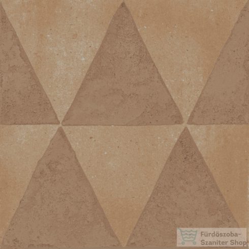 Marazzi Artcraft Coccio Decoro Triangoli 20x20 cm-es padlólap/csempe,MH0V