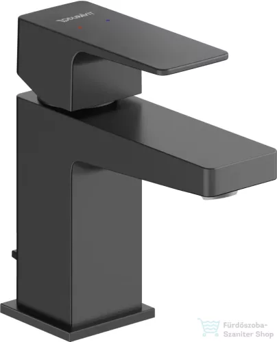 Duravit MANHATTAN S mosdó csaptelep automata leeresztővel, matt fekete MH1010001046
