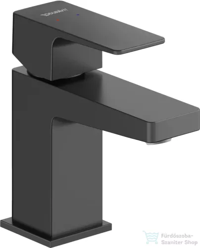 Duravit MANHATTAN S mosdó csaptelep leeresztő nélkül, matt fekete MH1010002046