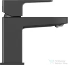Duravit MANHATTAN S mosdó csaptelep leeresztő nélkül, matt fekete MH1010002046