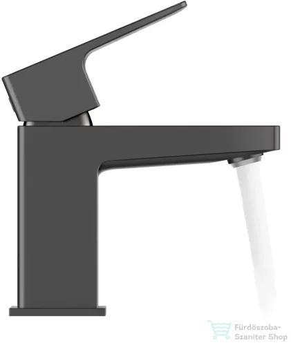 Duravit MANHATTAN S mosdó csaptelep leeresztő nélkül, matt fekete MH1010002046