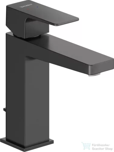 Duravit MANHATTAN M mosdó csaptelep automata leeresztővel, matt fekete MH1020001046