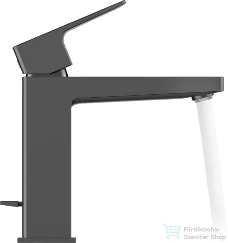 Duravit MANHATTAN M mosdó csaptelep automata leeresztővel, matt fekete MH1020001046