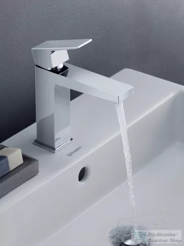 Duravit MANHATTAN M Minusflow mosdó csaptelep automata leeresztővel, króm MH1022001010