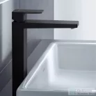 Duravit MANHATTAN XL magasított mosdó csaptelep leeresztő nélkül, matt fekete MH1040002046