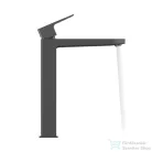 Duravit MANHATTAN XL magasított mosdó csaptelep leeresztő nélkül, matt fekete MH1040002046