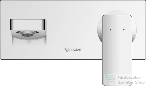 Duravit MANHATTAN falsík alatti mosdó csaptelep 19 cm-es kifolyóval, alaptest-és leeresztő nélkül, króm MH1070004010