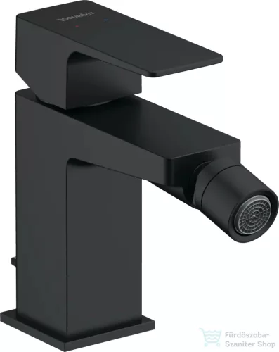 Duravit MANHATTAN bidé csaptelep automata leeresztővel, matt fekete MH2400001046