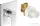 Duravit MANHATTAN falsík alatti kád/zuhany csaptelep alaptesttel, króm MH4210007010