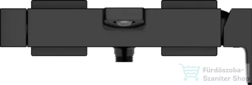 Duravit MANHATTAN kádtöltő csaptelep zuhanyszett nélkül, matt fekete MH5230000046