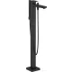 Duravit MANHATTAN szabadon álló kádtöltő csaptelep alaptest nélkül, matt fekete MH5250000046
