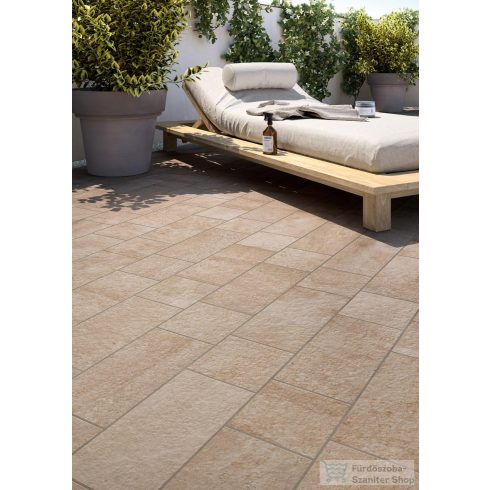 Marazzi Pietra Occitana Beige 20x40 cm-es padlólap MH7C