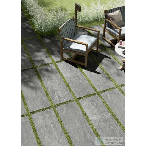 Marazzi Mystone Pietra Italia20 Grigio 40x120x2 cm-es padlólap MHE0