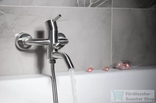 Sapho MINIMAL kádtöltő csaptelep, zuhanyszett nélkül, inox MI010