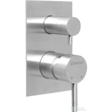   Sapho Minimal falba süllyesztett kádcsaptelep zuhanyváltóval, inox MI042