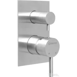   Sapho Minimal falba süllyesztett kádcsaptelep zuhanyváltóval, inox MI042