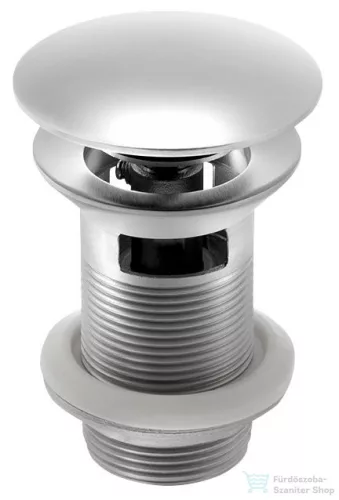 Sapho Minimal Kliklak leeresztő túlfolyós mosdóhoz 1"1/4 inox MI057