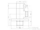 Sapho Sarokszelep 3/8"*1/2" hidegvizes MI058S
