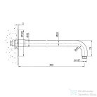 Sapho Minimal Zuhanykar, inox MI091