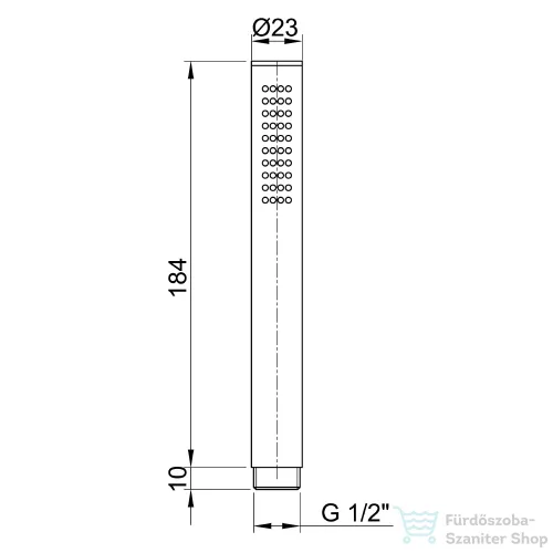 Sapho Minimal Kézizuhany light, inox MI097