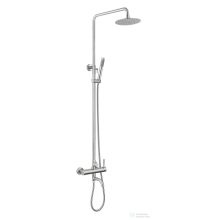   Sapho MINIMAL zuhanyoszlop csapteleppel, kádtöltővel, inox MI140